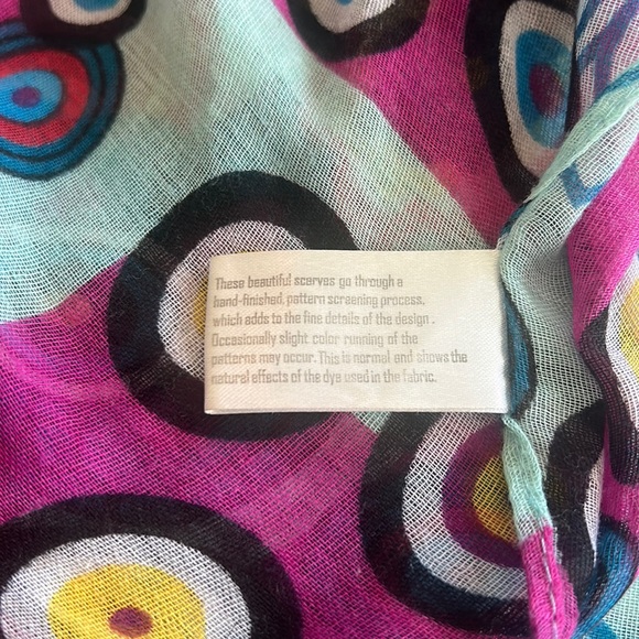 Whimsical Printed Infinity Scarf - Picture 6 of 8